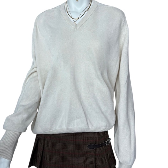 Vintage L.L. Bean V-Neck Sweater – Women’s XL – Old Money Quiet Luxury Academia - Picture 1 of 6